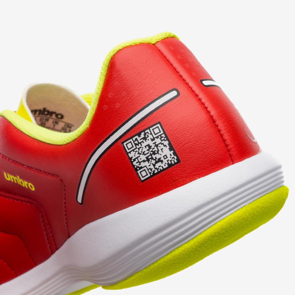 Chuteira Futsal Umbro Br Futsal Jr Vermelho 8