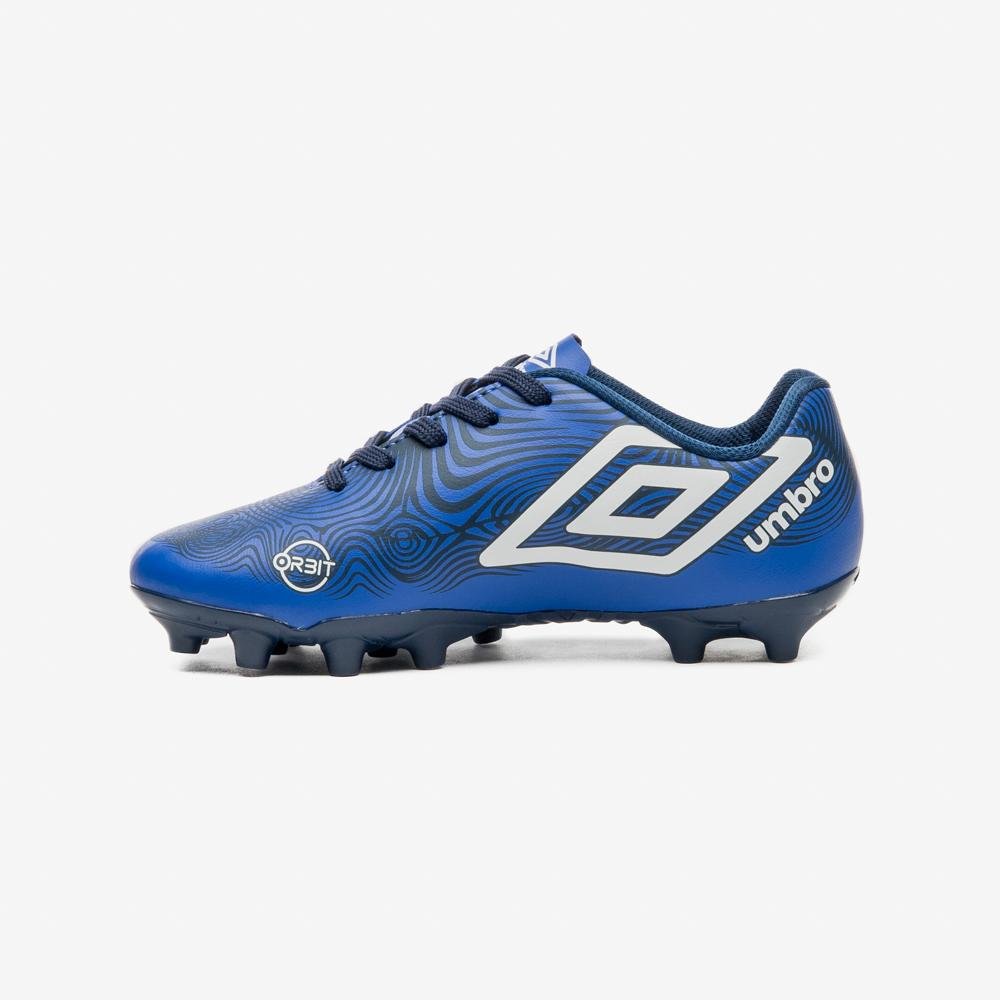 Chuteira Campo Umbro Orbit Jr Azul 2