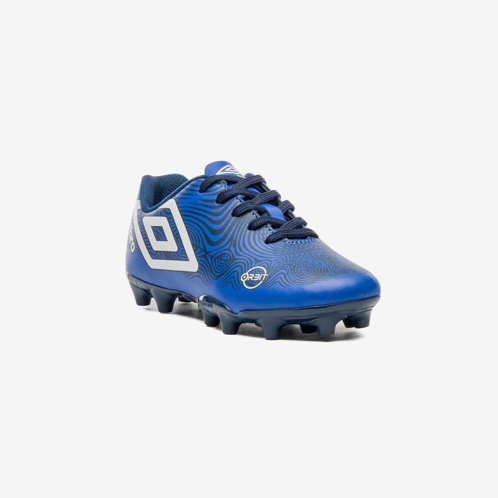 Chuteira Campo Umbro Orbit Jr Azul 3