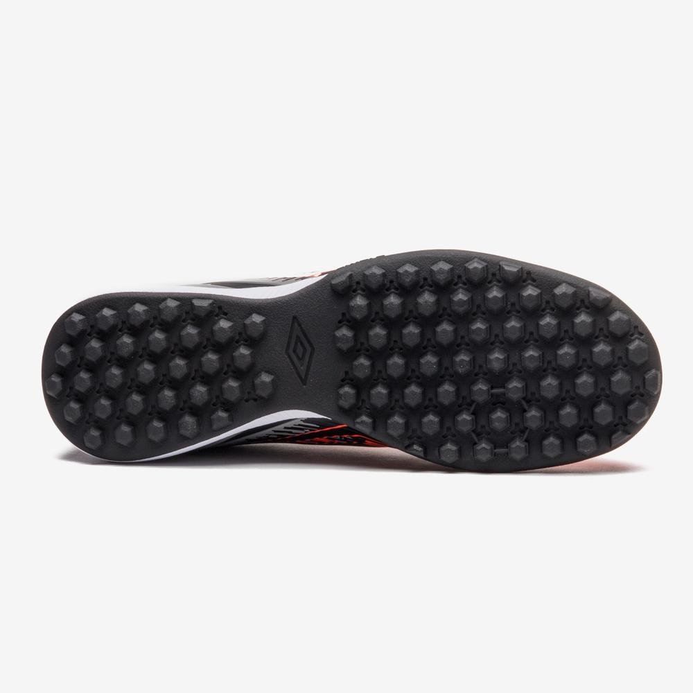 Chuteira Society Umbro Gravity Preto/Laranja 5