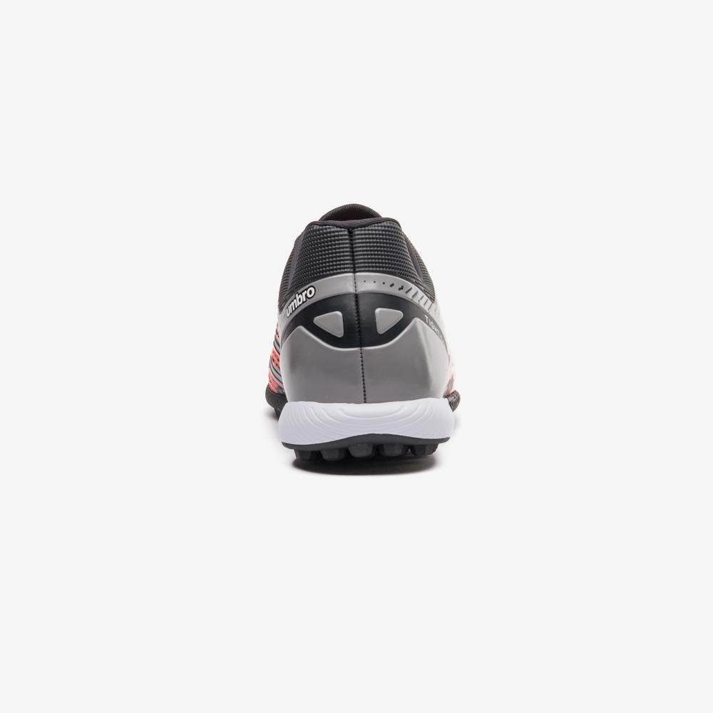 Chuteira Society Umbro Gravity Preto/Laranja 6