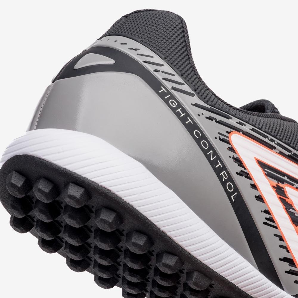 Chuteira Society Umbro Gravity Preto/Laranja 7