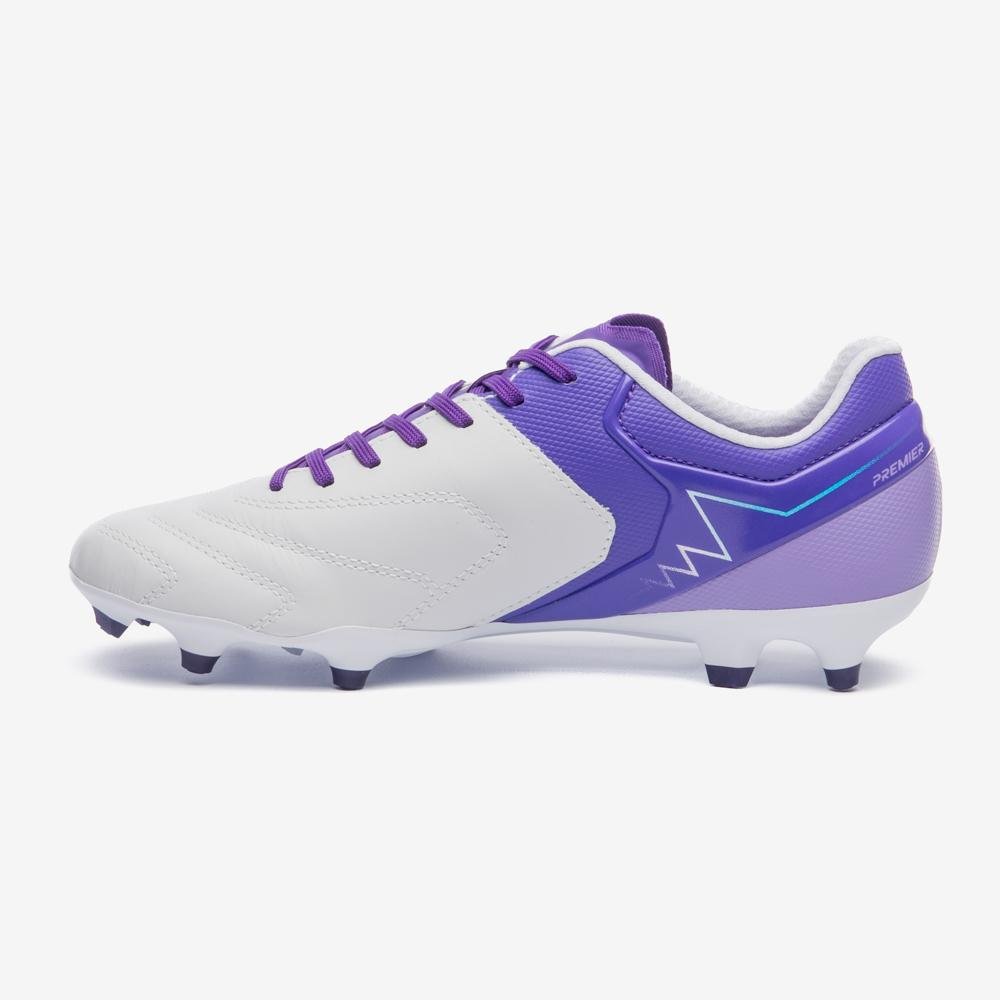 Chuteira Campo Umbro Adamant Master Class Premier Branco/Roxo 2