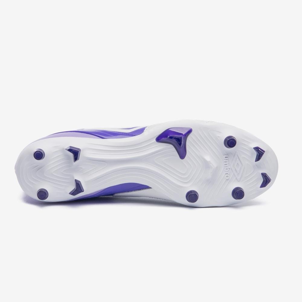Chuteira Campo Umbro Adamant Master Class Premier Branco/Roxo 5