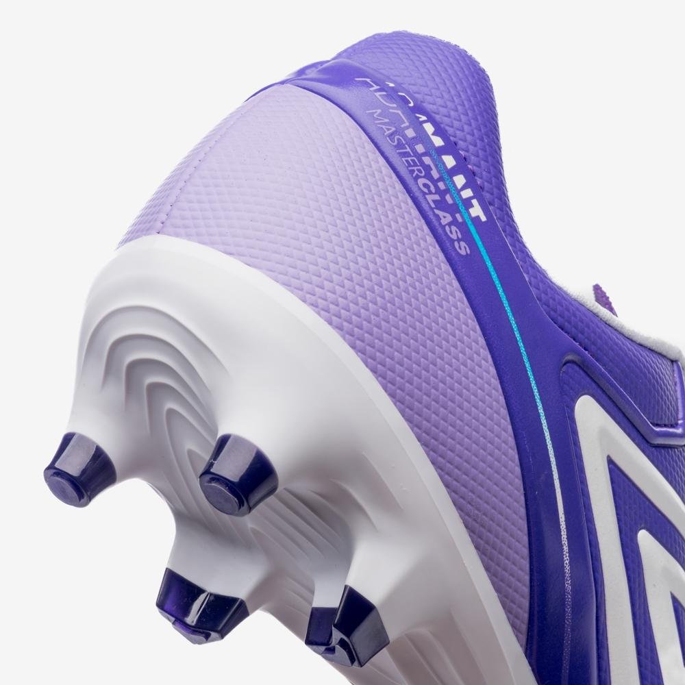 Chuteira Campo Umbro Adamant Master Class Premier Branco/Roxo 8