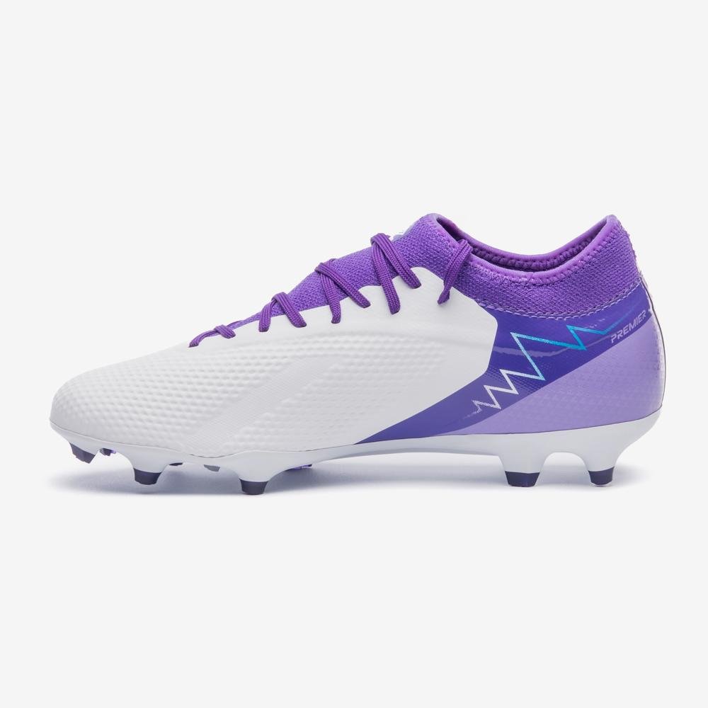 Chuteira Campo Umbro Adamant Top Speed Premier Branco/Roxo 2