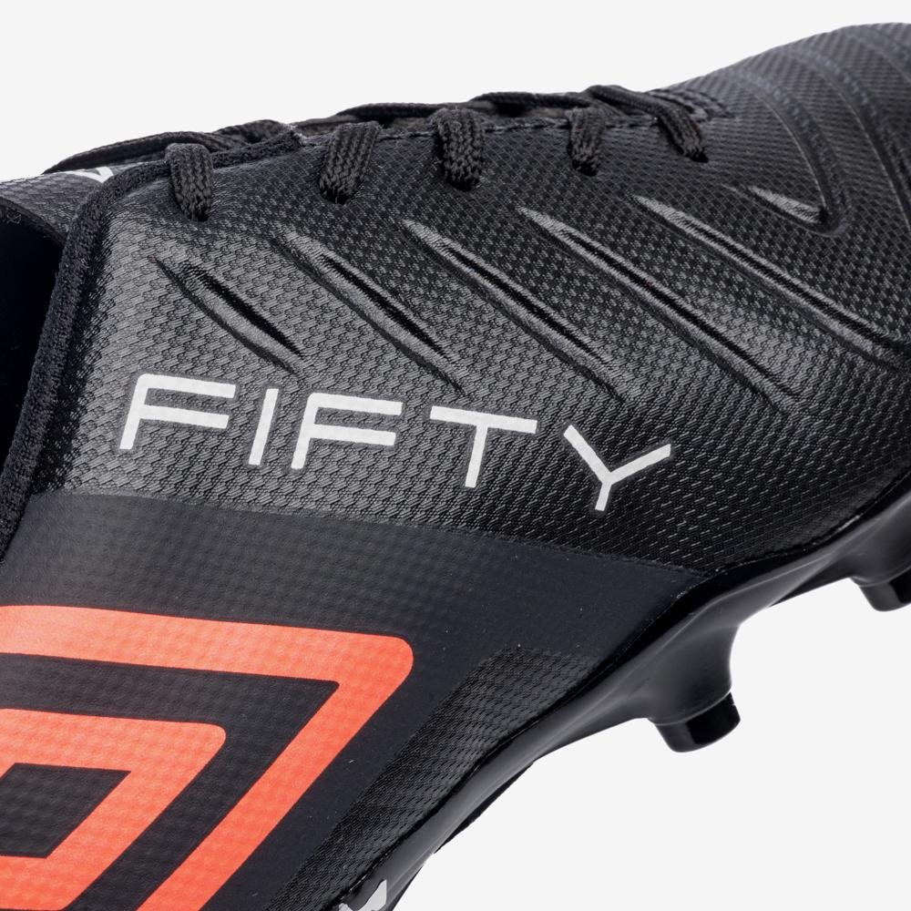 Chuteira Campo Umbro Fifty Vi Jr Preto 7