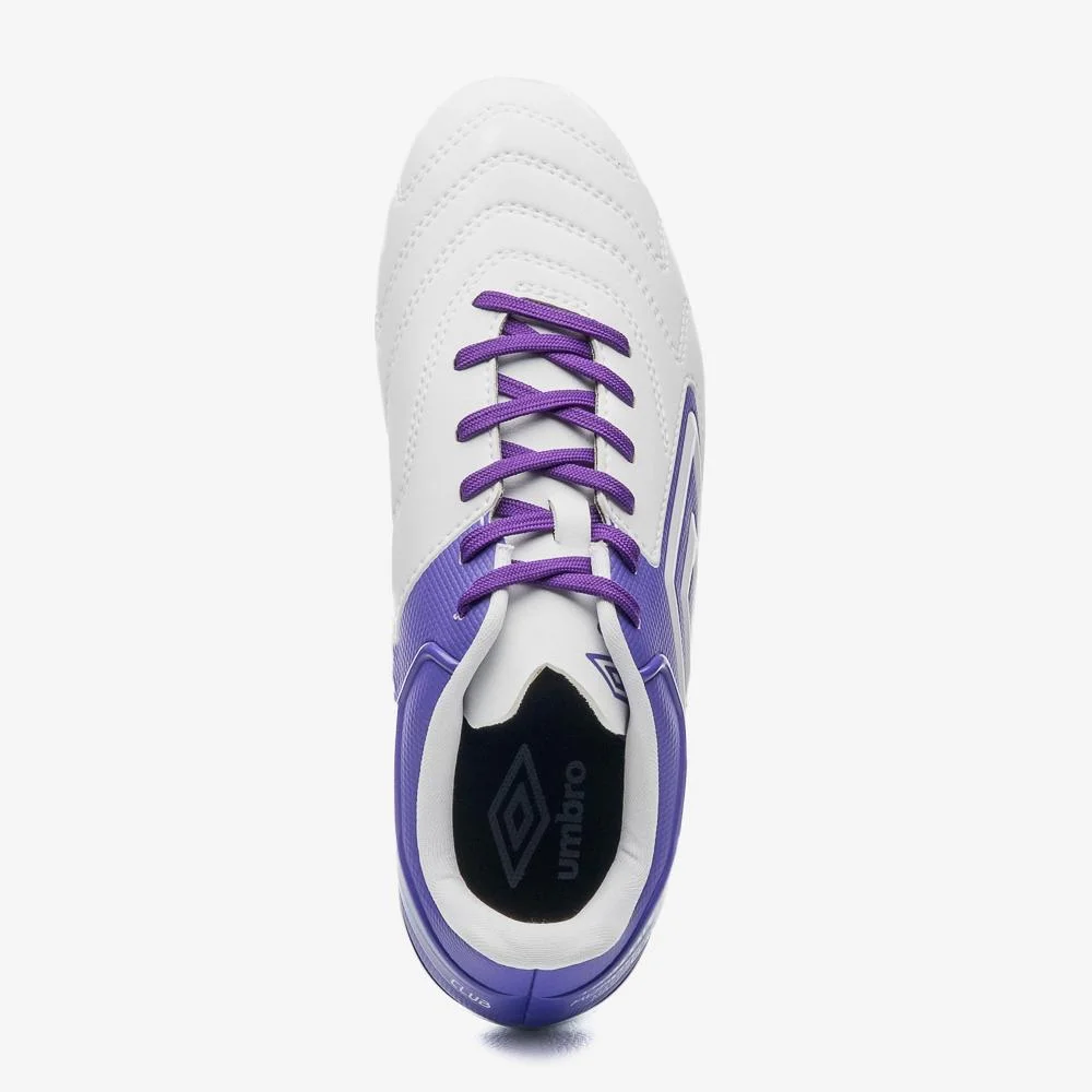 Chuteira Campo Umbro Adamant Master Class Club Branco/Roxo 4