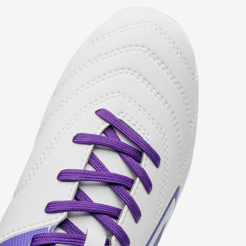 Chuteira Campo Umbro Adamant Master Class Club Branco/Roxo 8