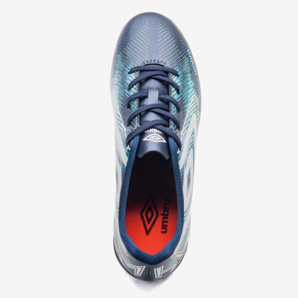 Chuteira Campo Umbro Heatmap Azul 4