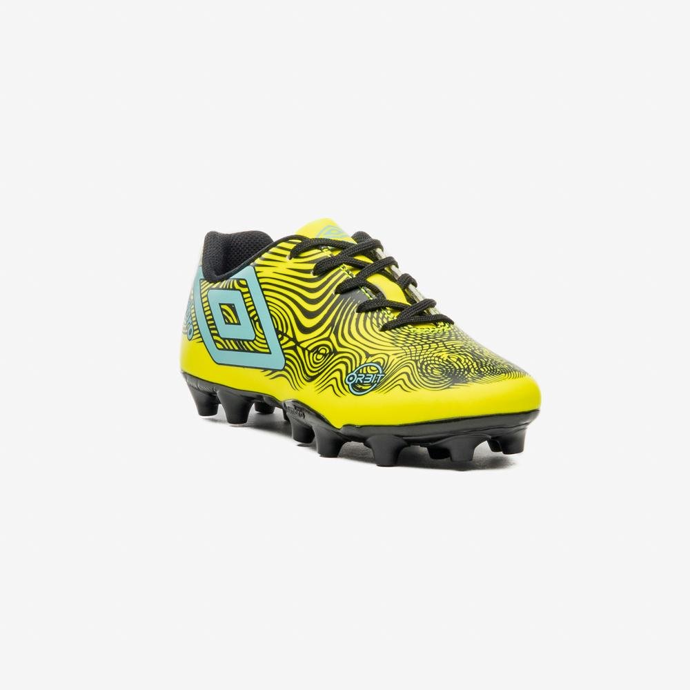 Chuteira Campo Umbro Orbit Jr Amarelo 3