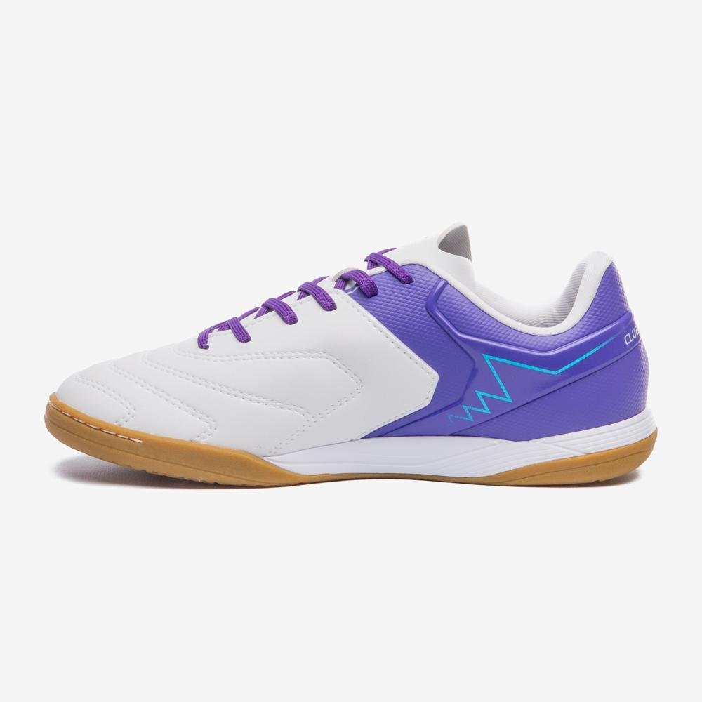 Chuteira Futsal Umbro Adamant Master Class Club Branco/Roxo 2
