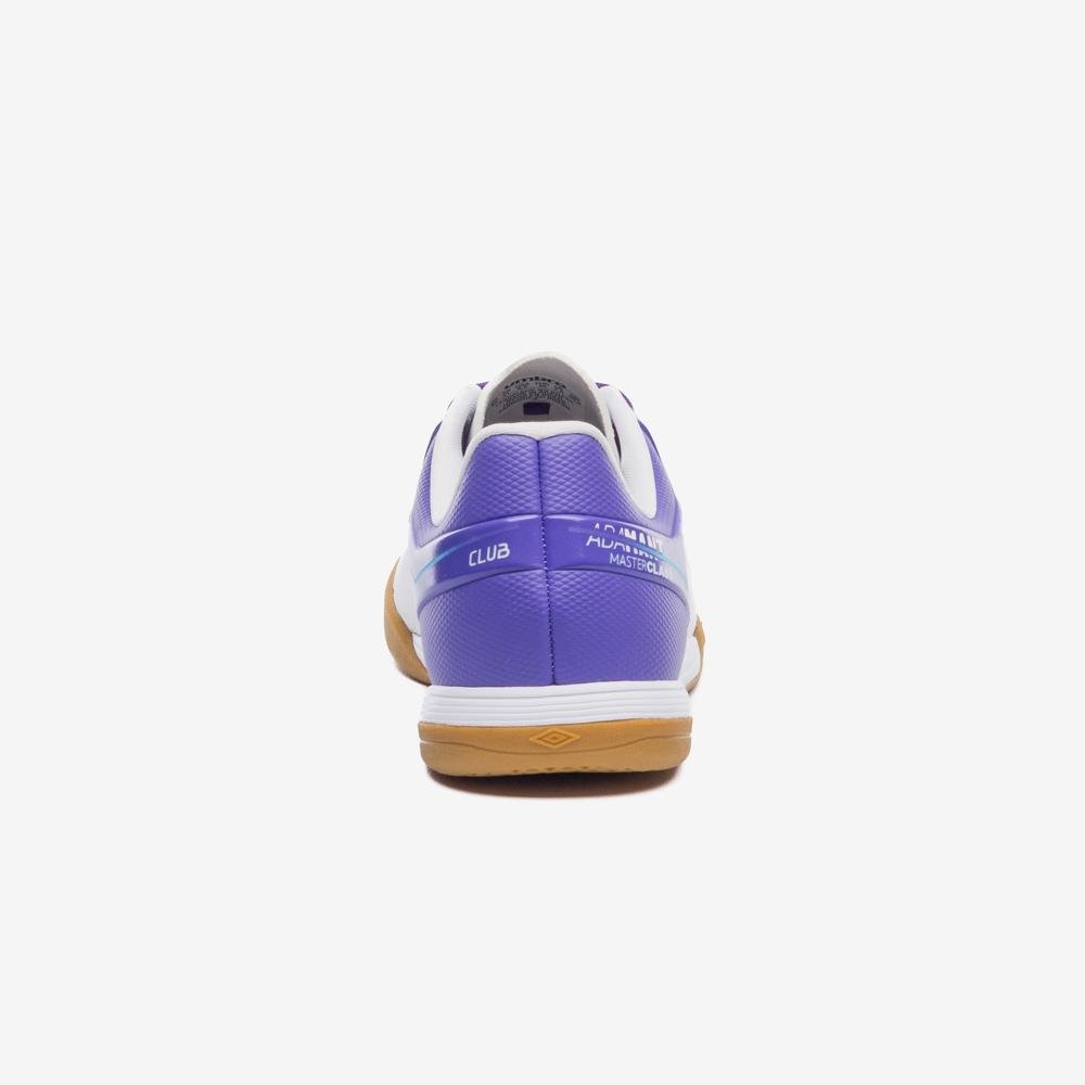 Chuteira Futsal Umbro Adamant Master Class Club Branco/Roxo 6