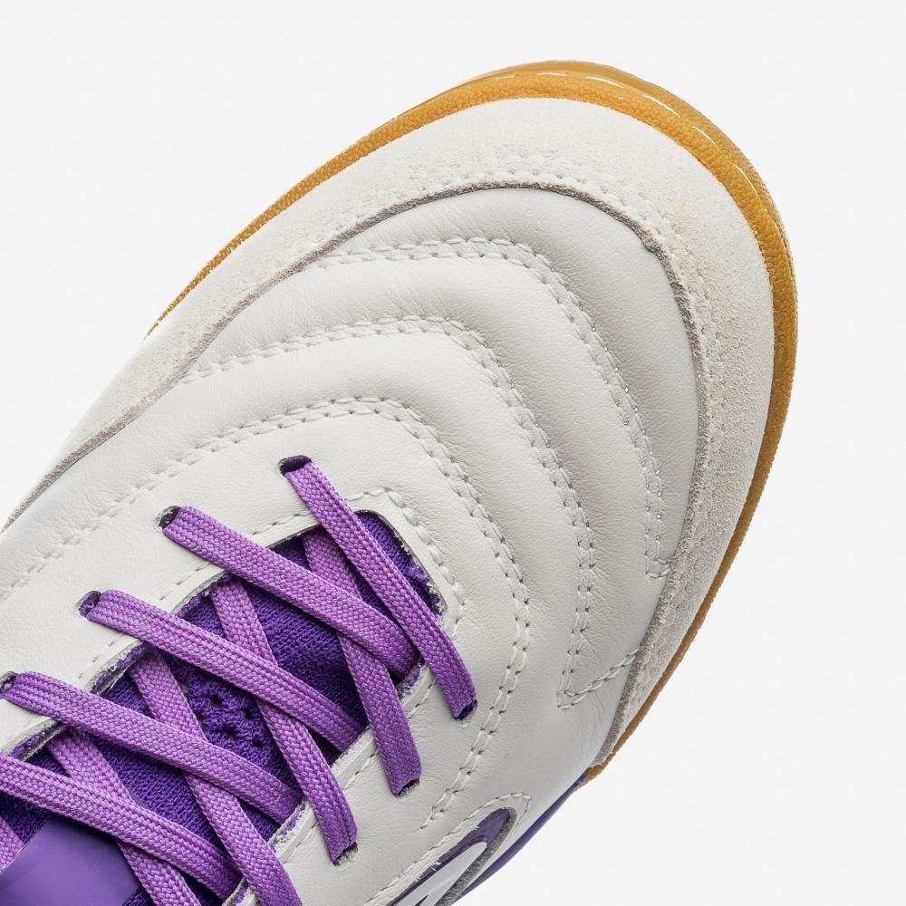 Chuteira Futsal Umbro Adamant Master Class Pro Bump Branco/Roxo 9