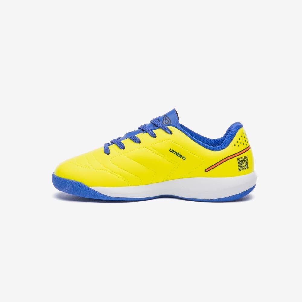 Chuteira Futsal Umbro Br Futsal Jr Amarelo/Azul 2