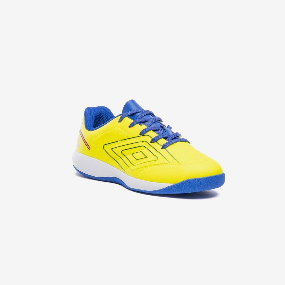 Chuteira Futsal Umbro Br Futsal Jr Amarelo/Azul 3