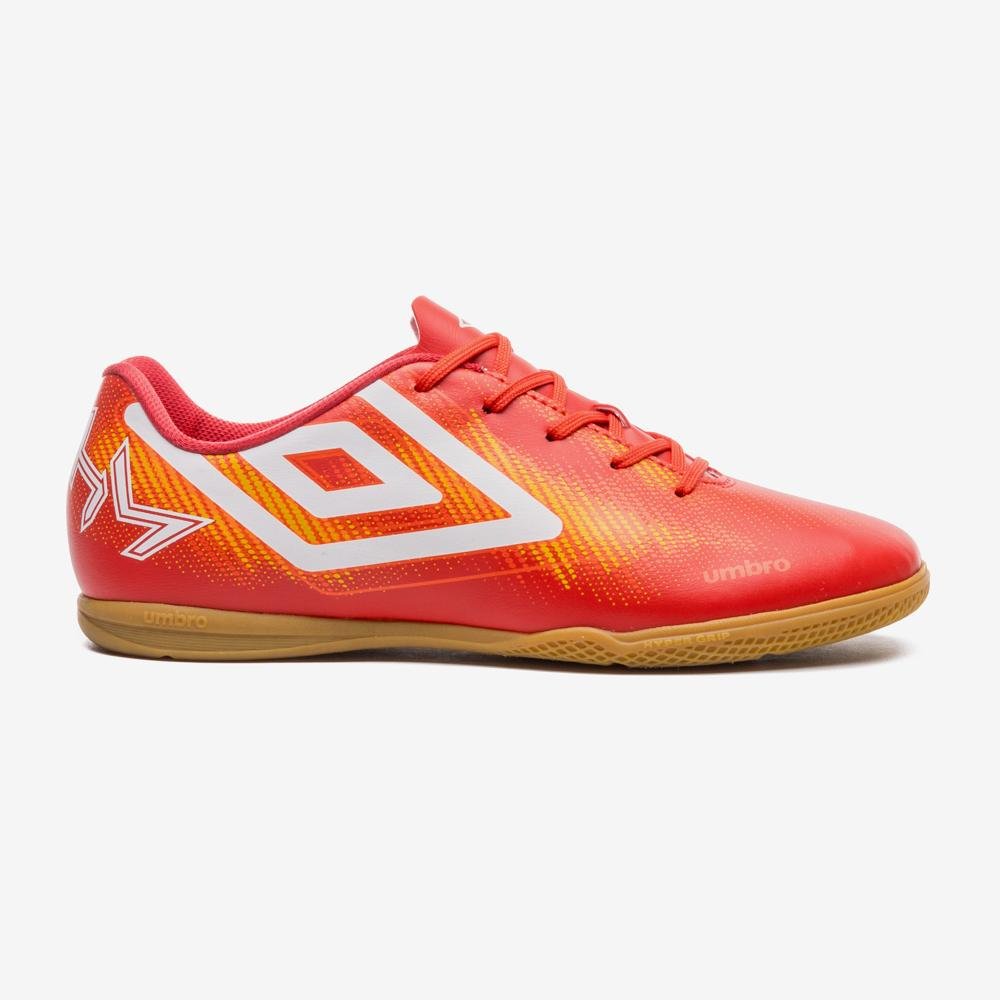 Chuteira Futsal Umbro Heatmap Vermelho 1