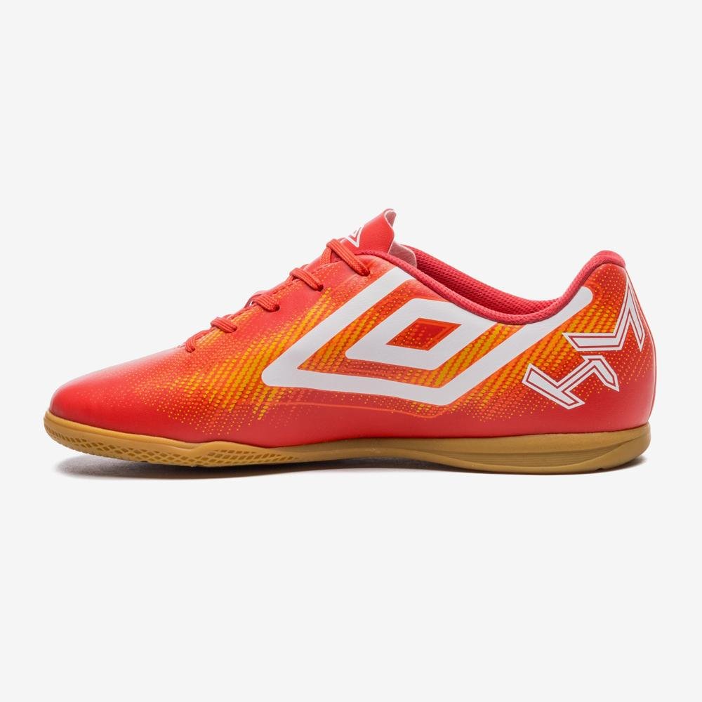 Chuteira Futsal Umbro Heatmap Vermelho 2