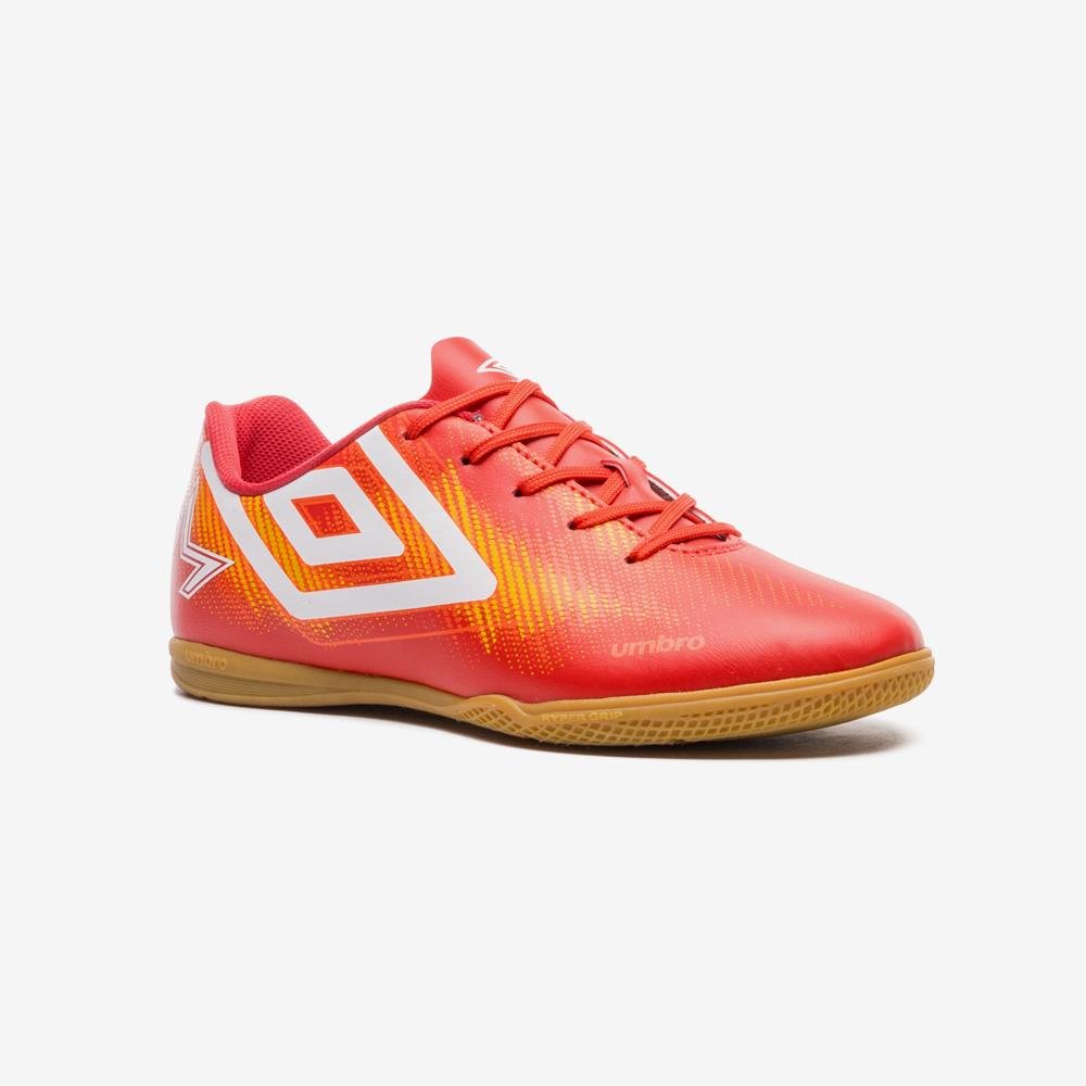 Chuteira Futsal Umbro Heatmap Vermelho 3