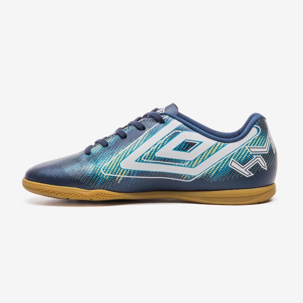 Chuteira Futsal Umbro Heatmap Azul 2