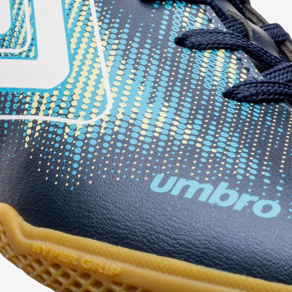 Chuteira Futsal Umbro Heatmap Azul 7