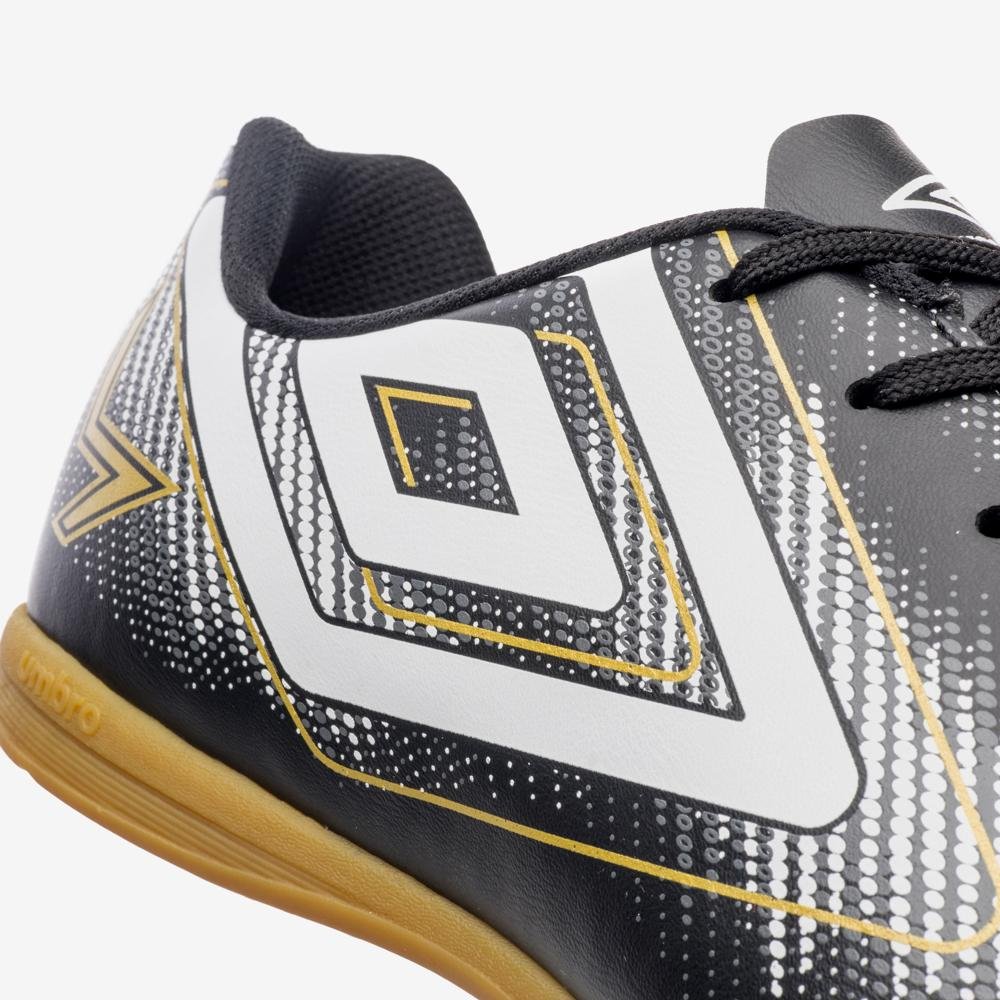 Chuteira Futsal Umbro Heatmap Preto 7