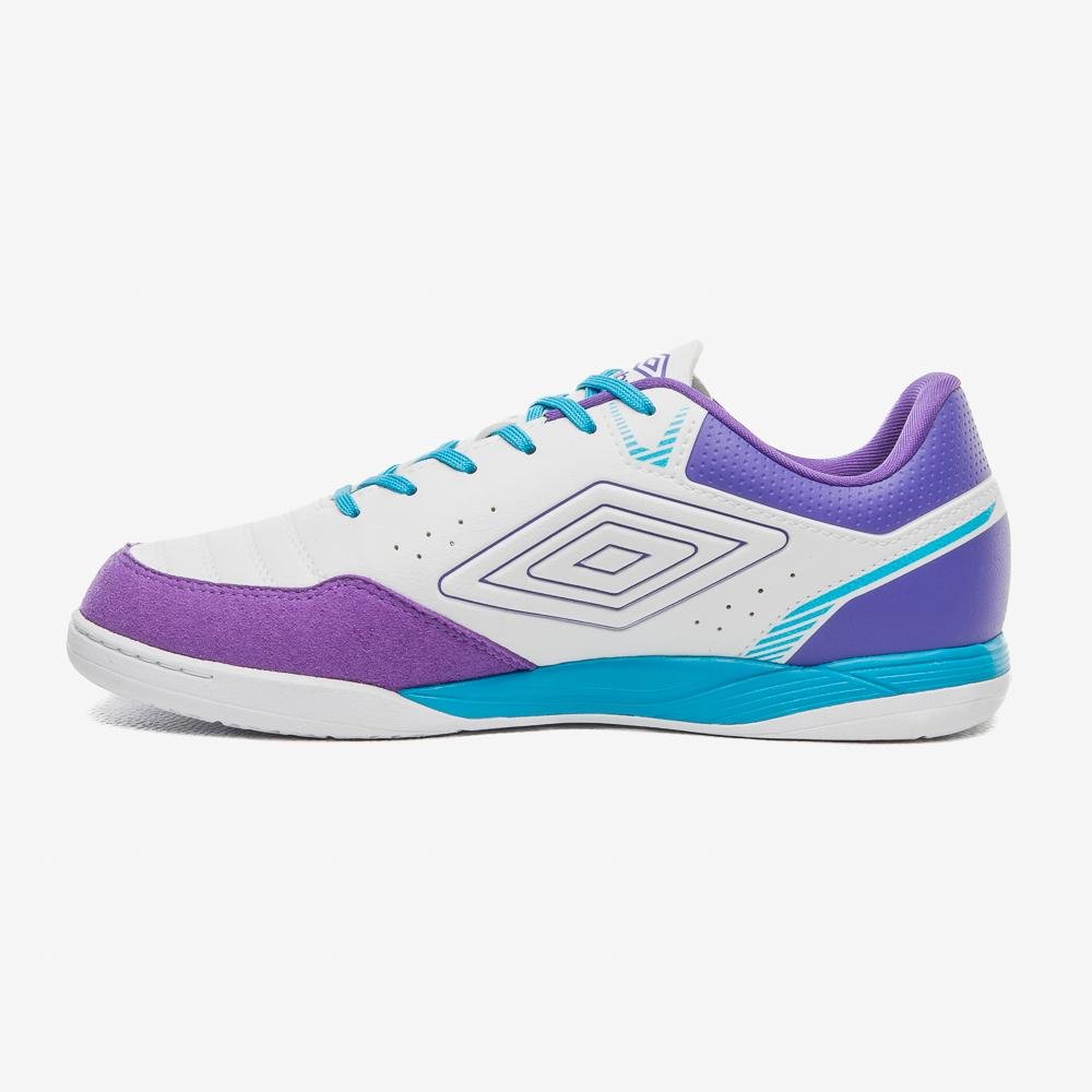 Chuteira Futsal Umbro X-Comfort Branco/Roxo 2