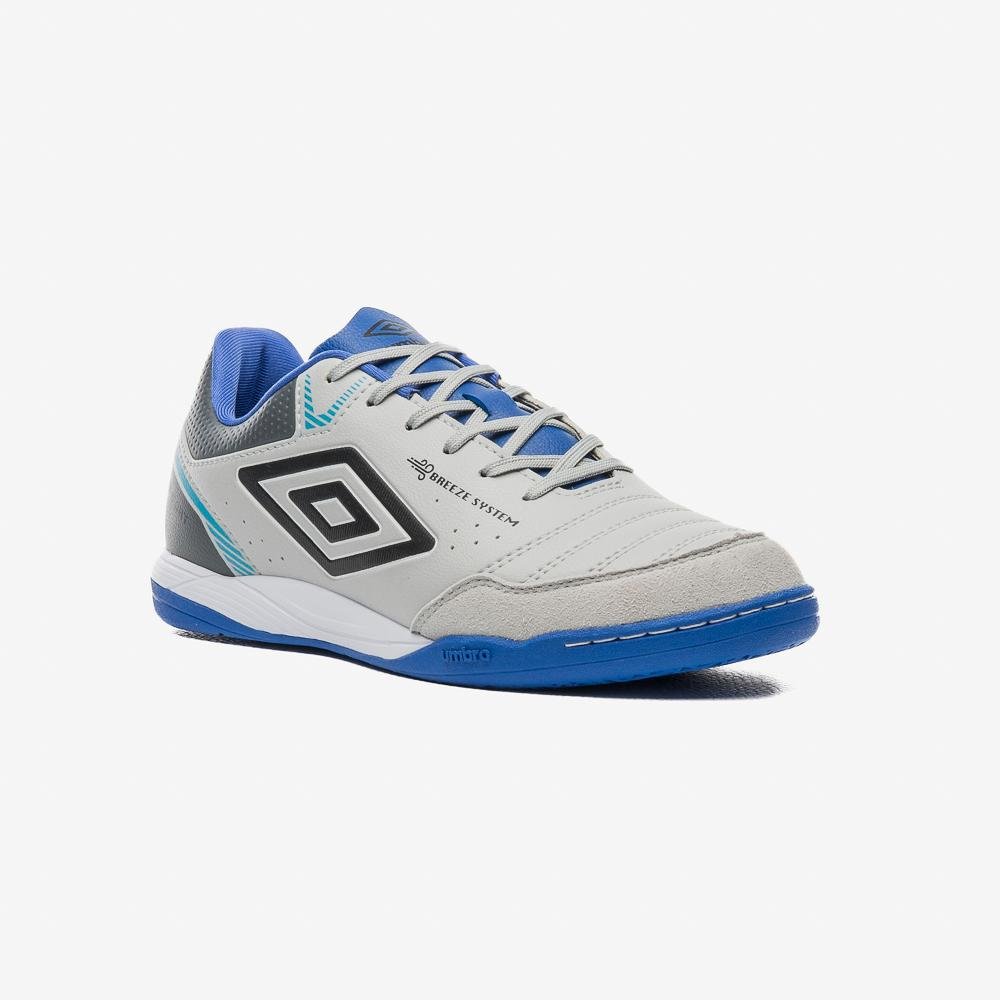 Chuteira Futsal Umbro X-Comfort Cinza/Azul 3