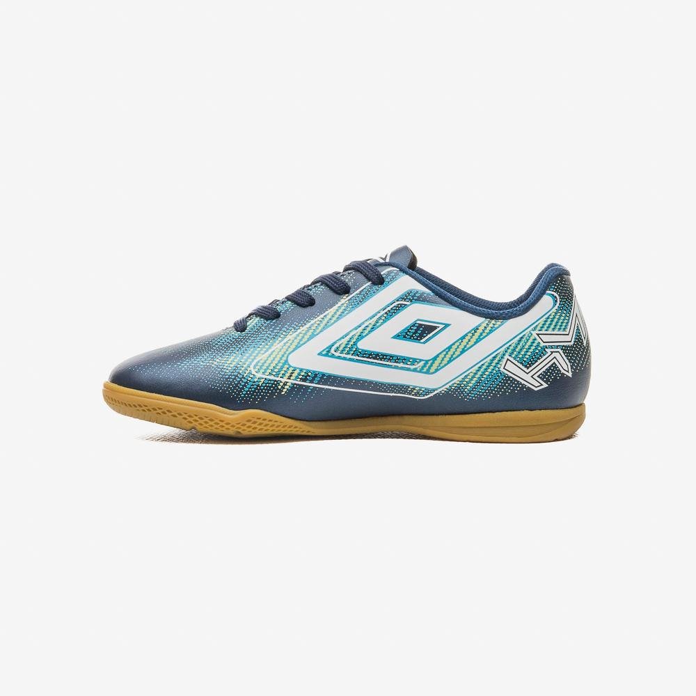 Chuteira Futsal Umbro Heatmap Jr Preto/Azul 2