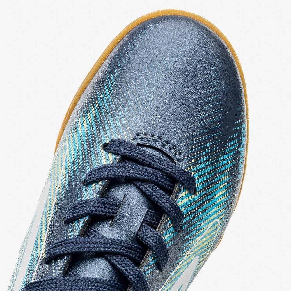 Chuteira Futsal Umbro Heatmap Jr Preto/Azul 7