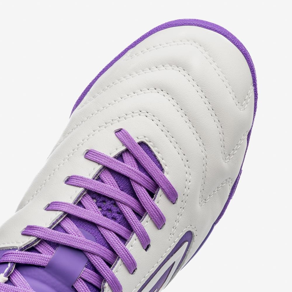 Chuteira Society Umbro Adamant Master Class Pro Bump Branco/Roxo 8