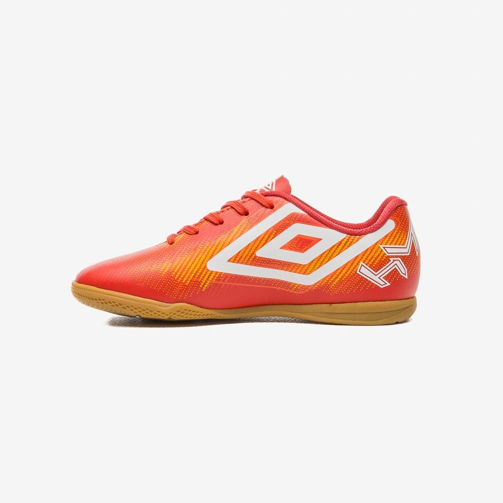 Chuteira Futsal Umbro Heatmap Jr Vermelho 2