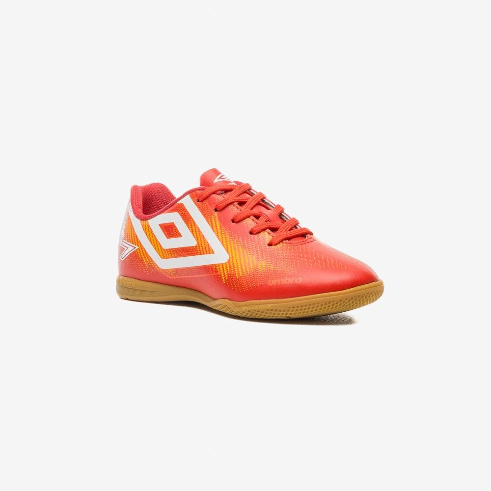 Chuteira Futsal Umbro Heatmap Jr Vermelho 3