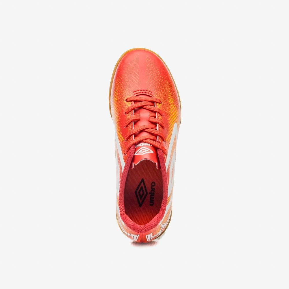 Chuteira Futsal Umbro Heatmap Jr Vermelho 4