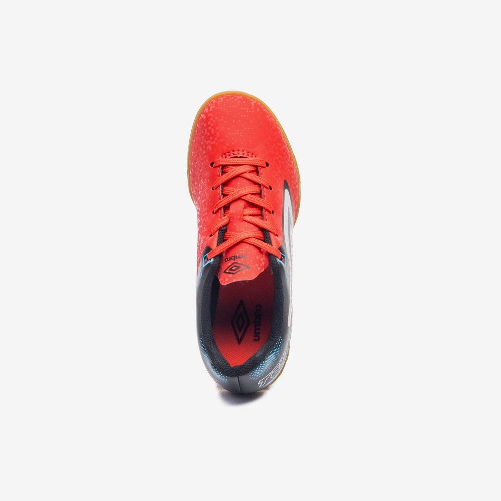 Chuteira Futsal Umbro Techno II Jr Vermelho/Preto 4