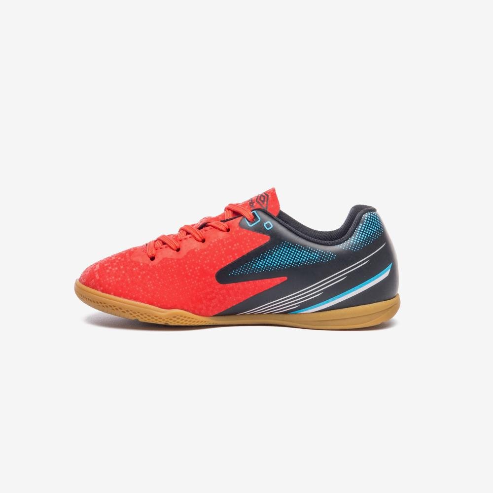 Chuteira Futsal Umbro Techno II Jr Vermelho/Preto 2