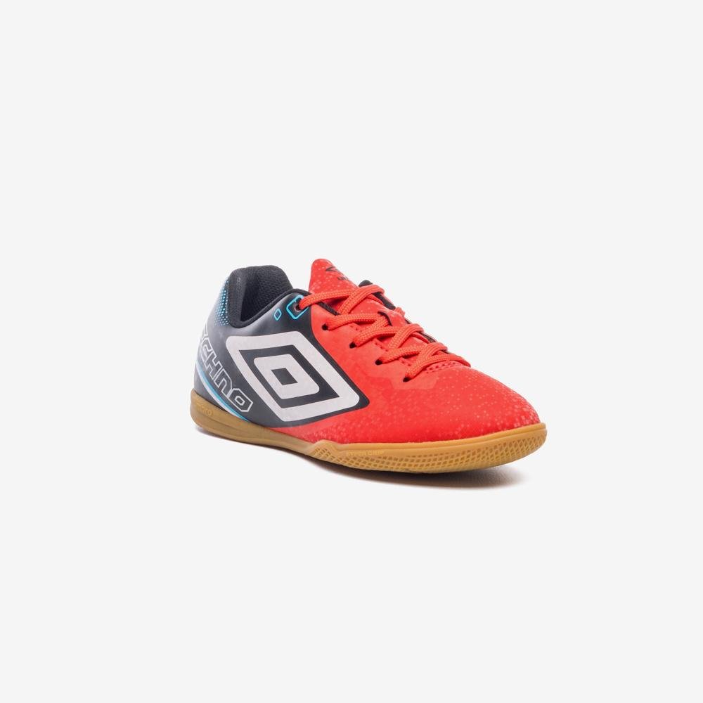 Chuteira Futsal Umbro Techno II Jr Vermelho/Preto 3
