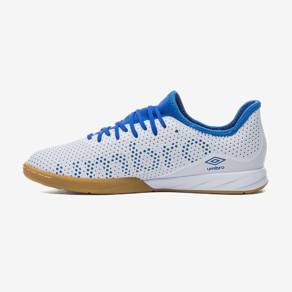 Chuteira Futsal Umbro Velocita Ix Club Branco/Azul 2
