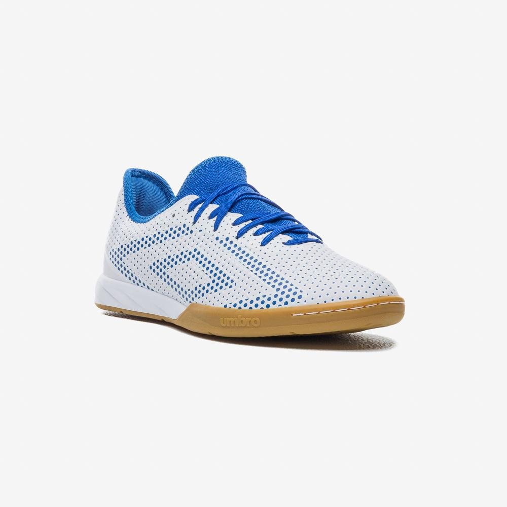 Chuteira Futsal Umbro Velocita Ix Club Branco/Azul 3