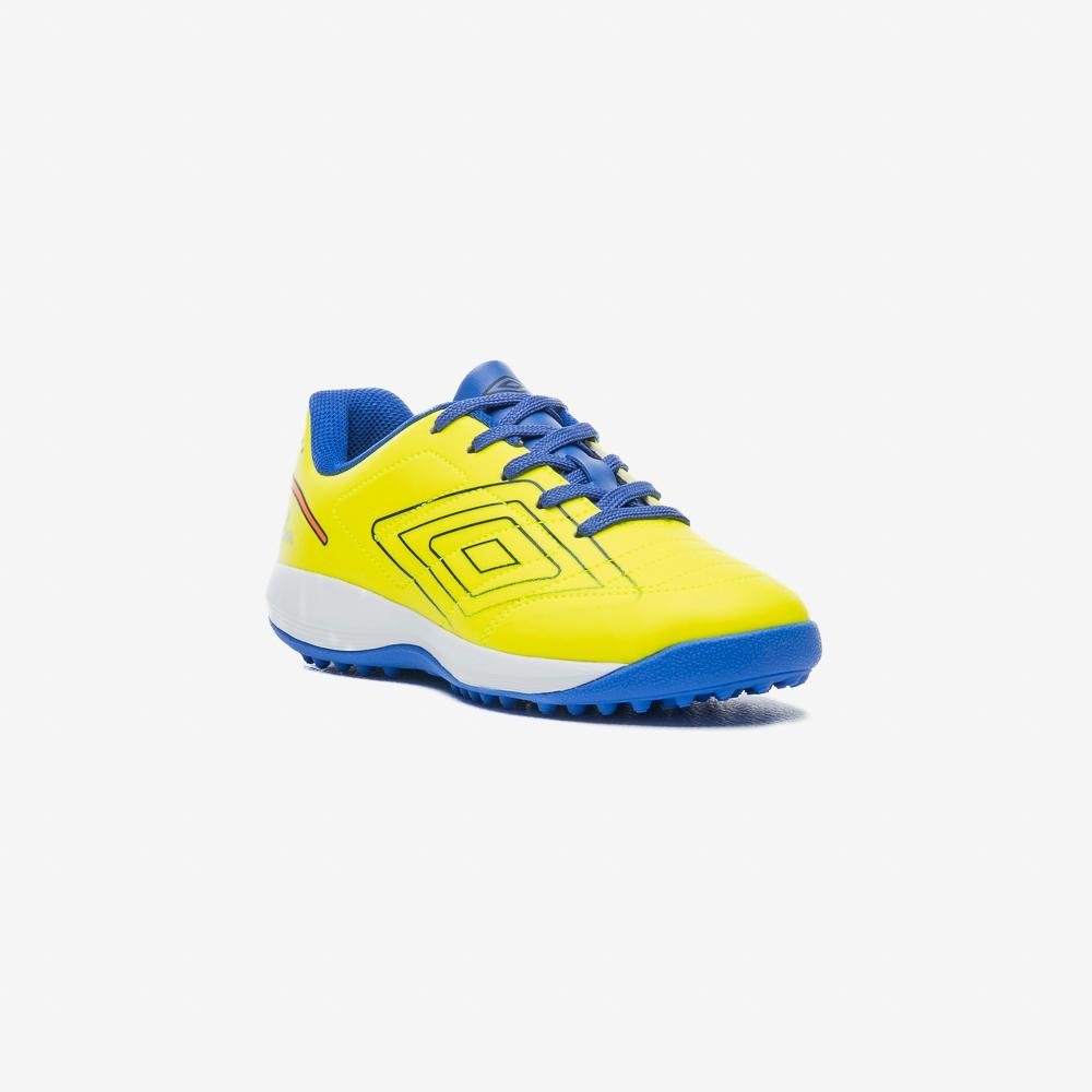 Chuteira Society Umbro Br Futsal Jr Amarelo/Azul 3