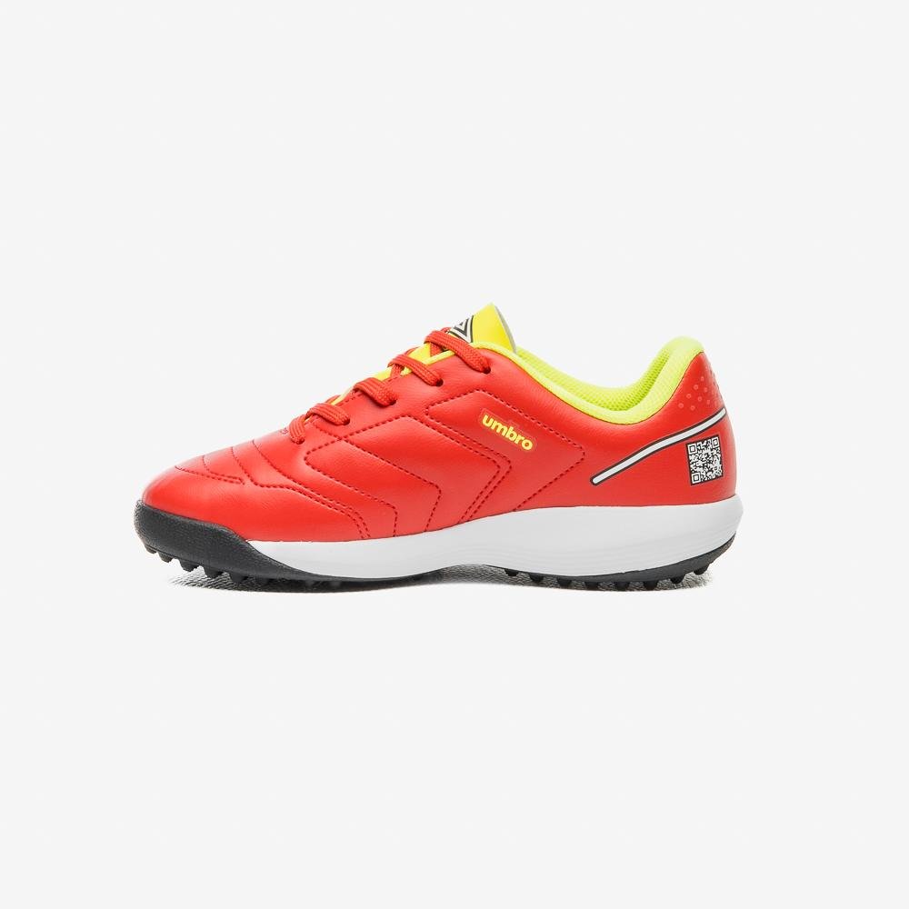 Chuteira Society Umbro Br Futsal Jr Vermelho/Amarelo 2