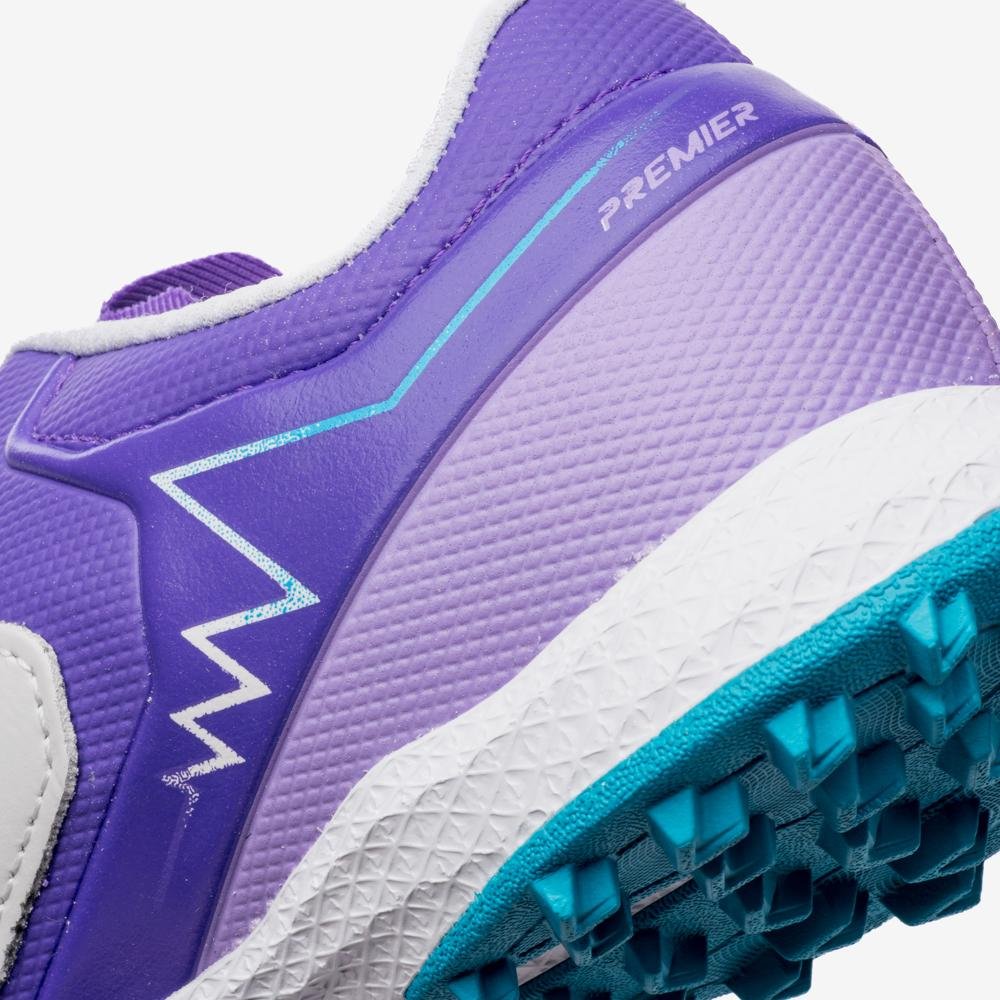 Chuteira Society Umbro Adamant Master Class Premier Branco/Roxo 8