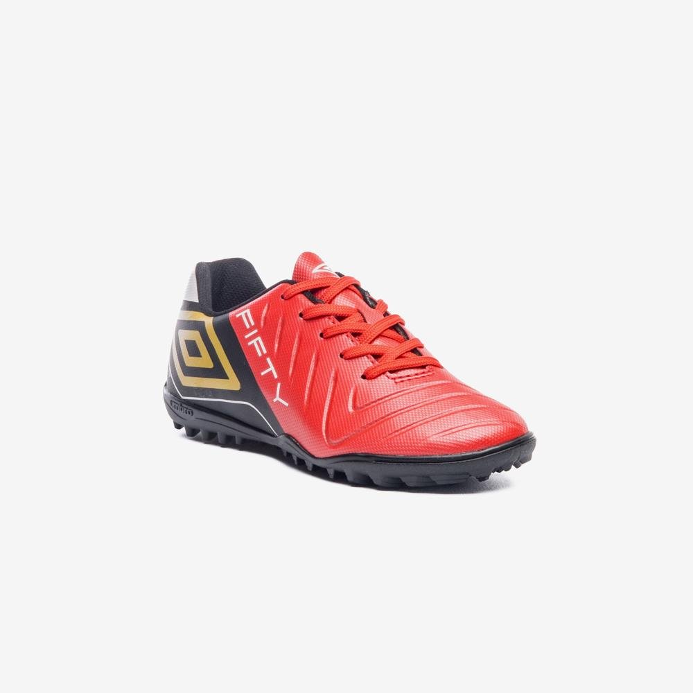 Chuteira Society Umbro Fifty Vi Jr Vermelho 1