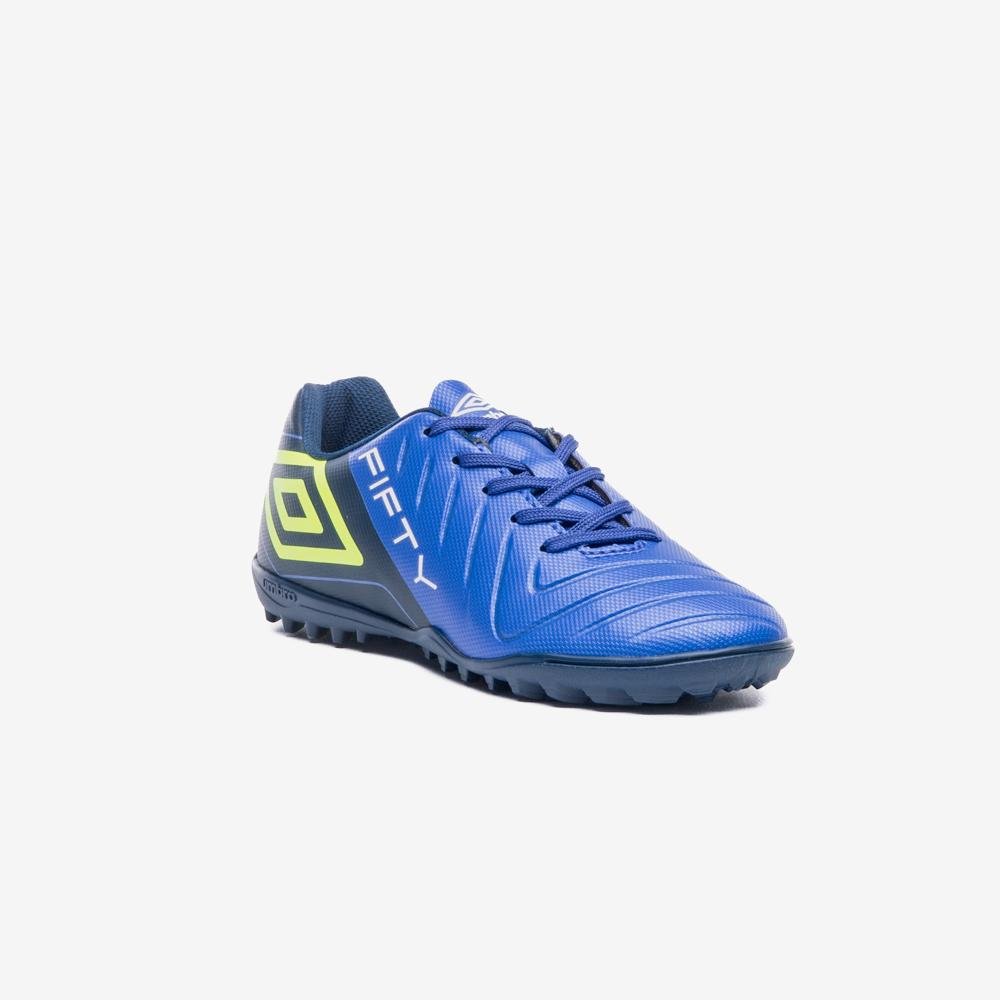 Chuteira Society Umbro Fifty Vi Jr Azul 3