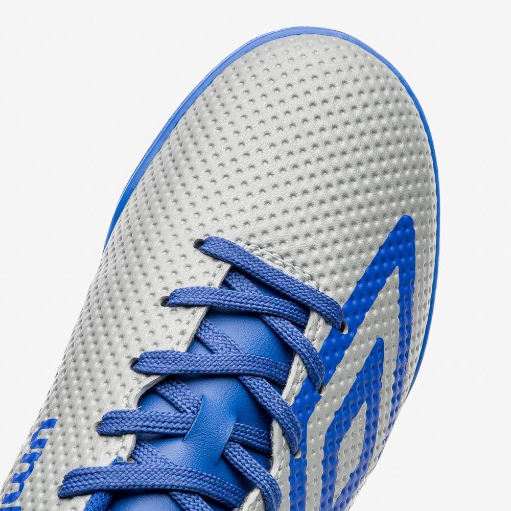 Chuteira Society Umbro Force Cinza/Azul 8
