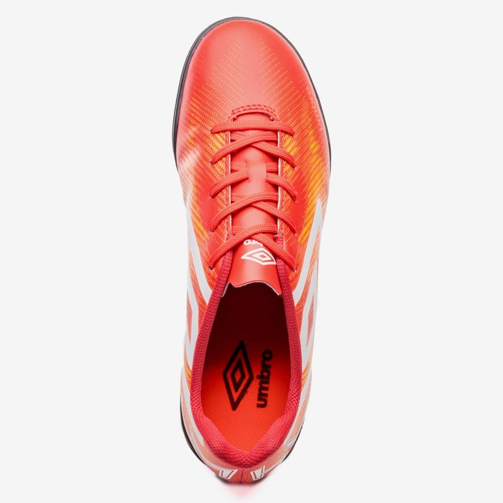 Chuteira Society Umbro Heatmap Vermelho 4