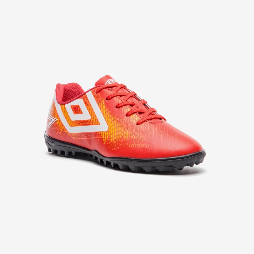 Chuteira Society Umbro Heatmap Vermelho 3