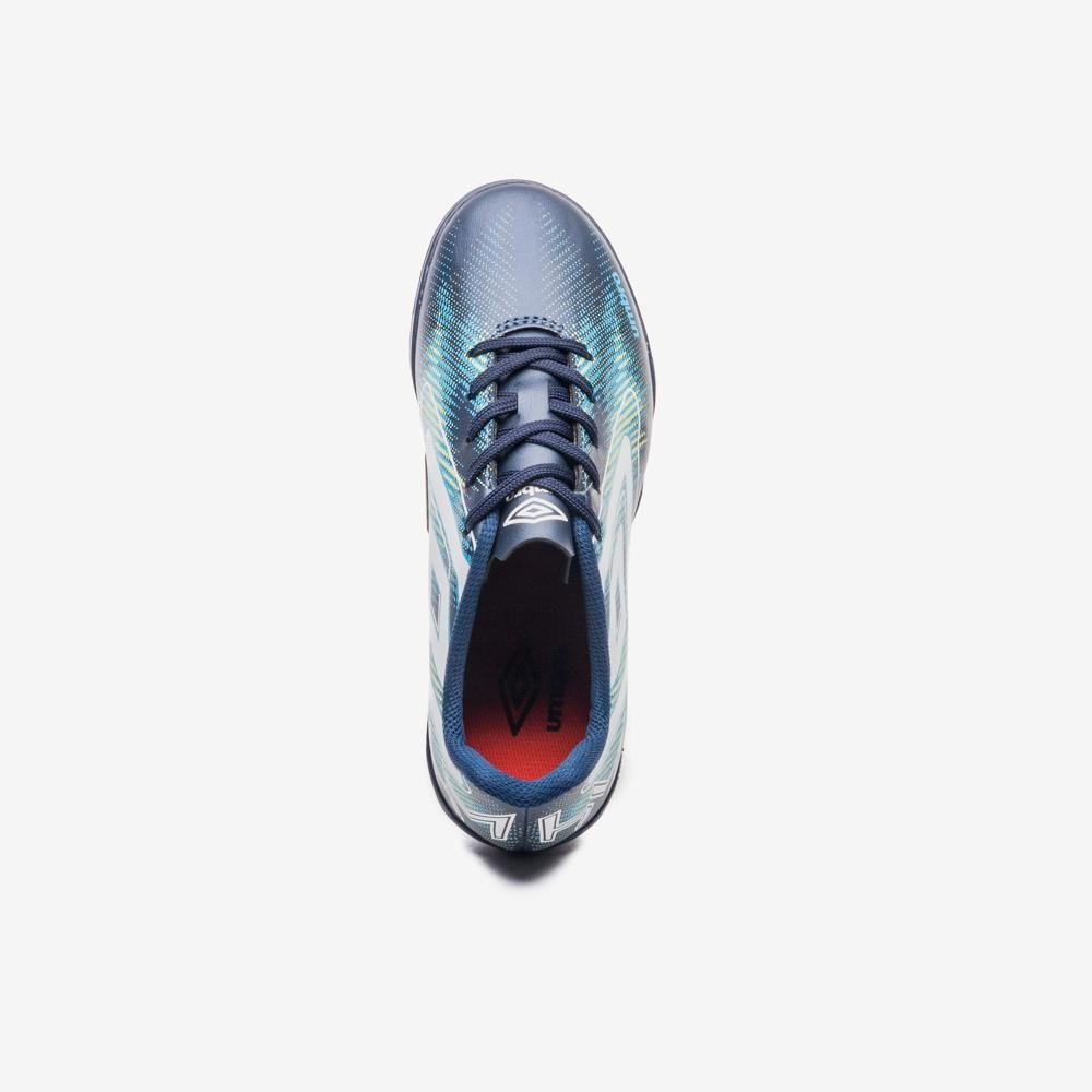 Chuteira Society Umbro Heatmap Jr Azul 4