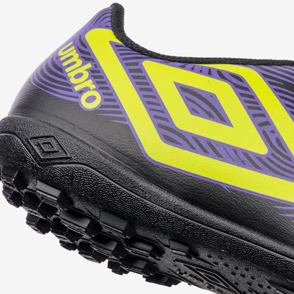 Chuteira Society Umbro Orbit Jr Preto/Roxo 7