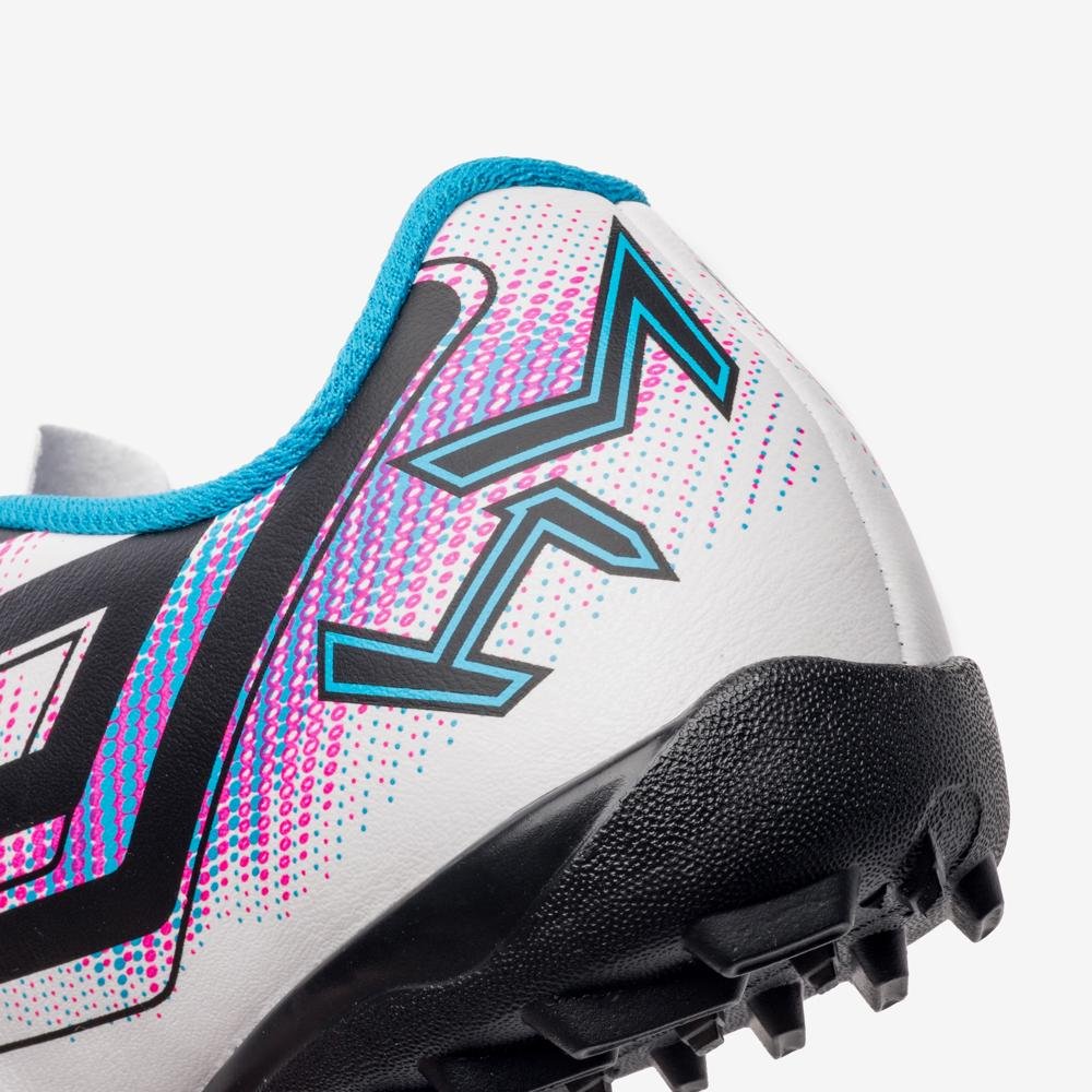 Chuteira Society Umbro Heatmap Jr Branco/Azul 8